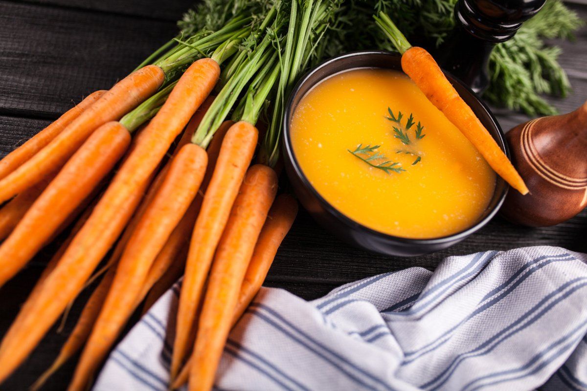 Cr&egrave;me de carottes.