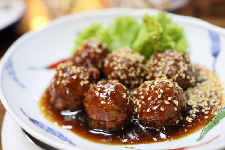 Boulettes de poulet teriyaki