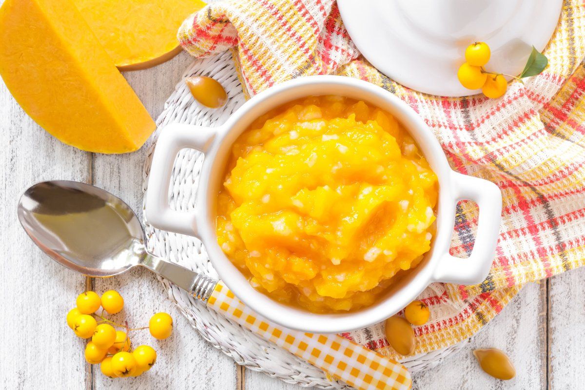 Porridge de citrouille.