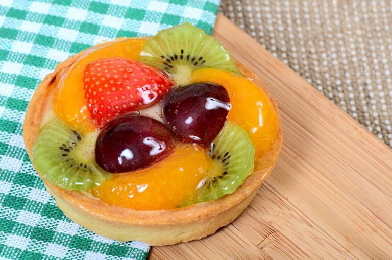 Tartelette aux fruits frais.