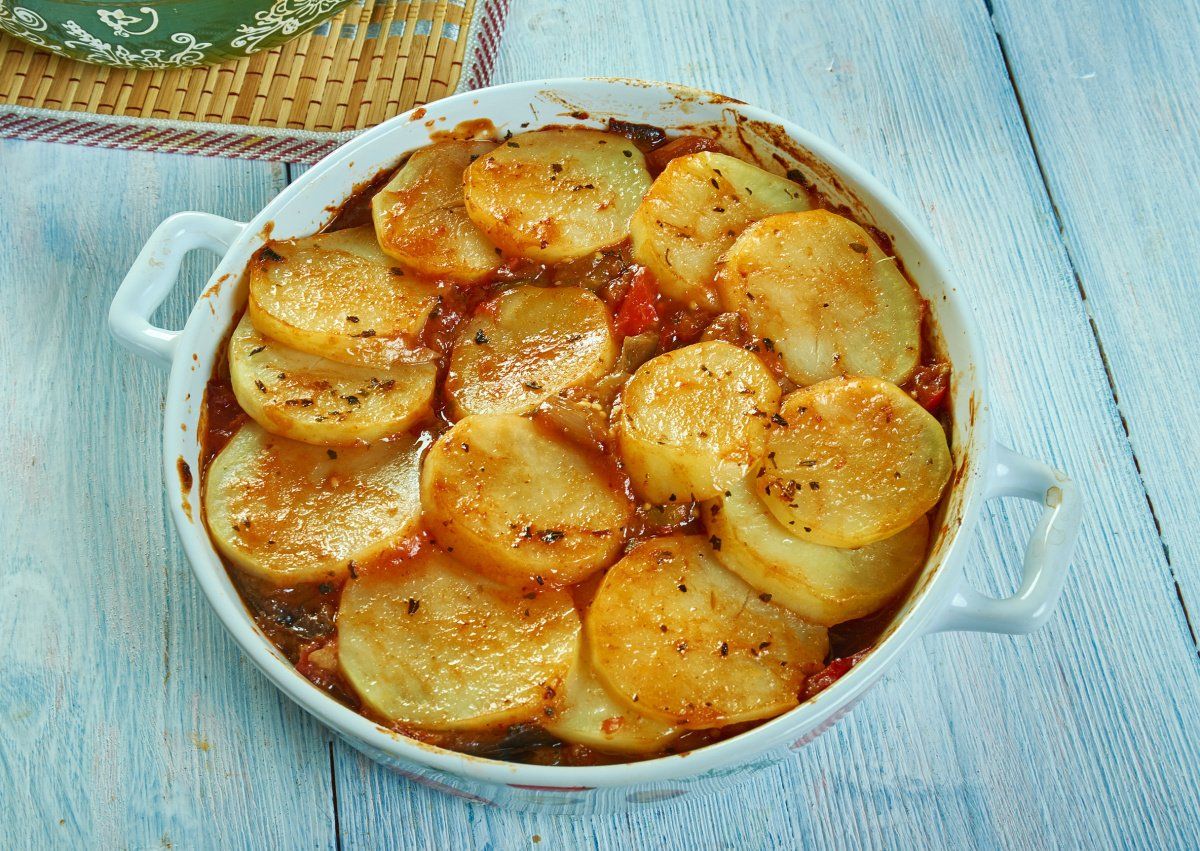 Tumbet, un gratin de l&eacute;gumes majorquin.